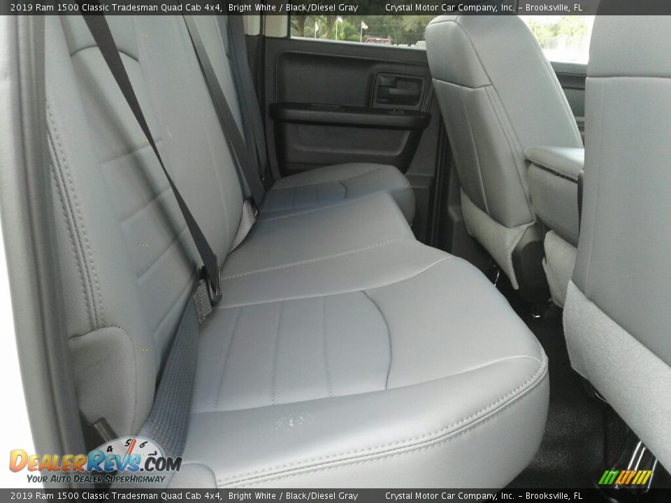 2019 Ram 1500 Classic Tradesman Quad Cab 4x4 Bright White / Black/Diesel Gray Photo #11