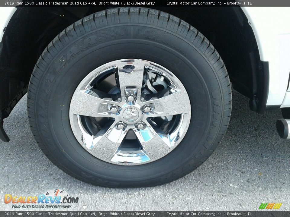 2019 Ram 1500 Classic Tradesman Quad Cab 4x4 Bright White / Black/Diesel Gray Photo #20