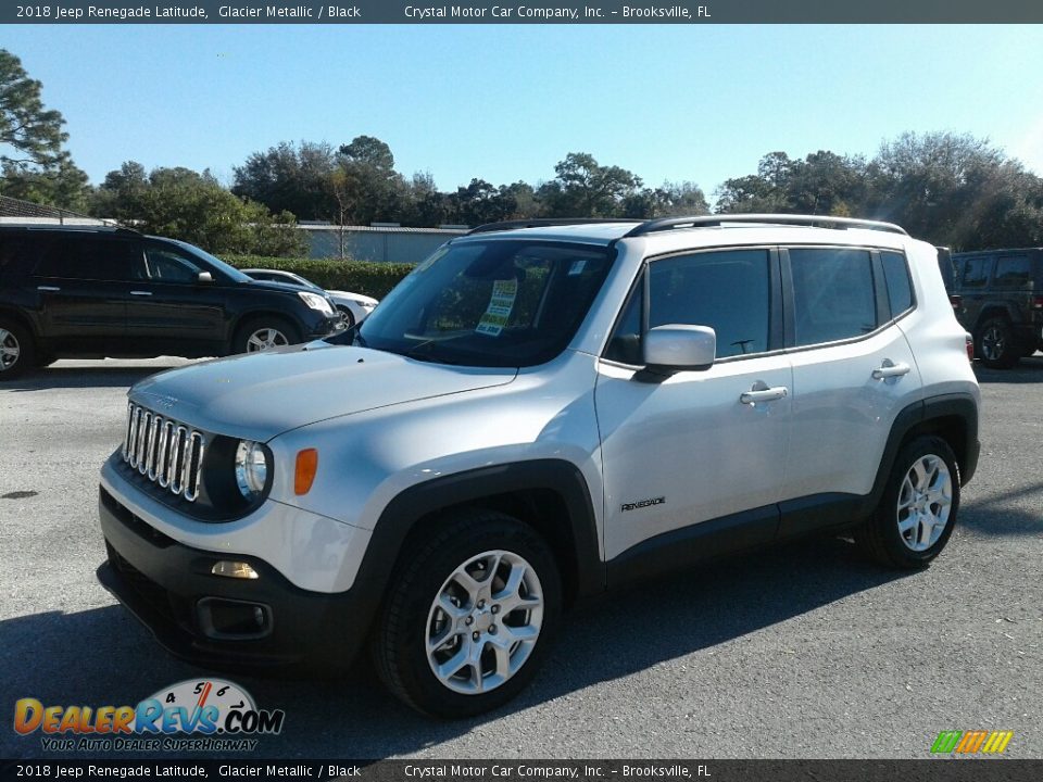 2018 Jeep Renegade Latitude Glacier Metallic / Black Photo #1