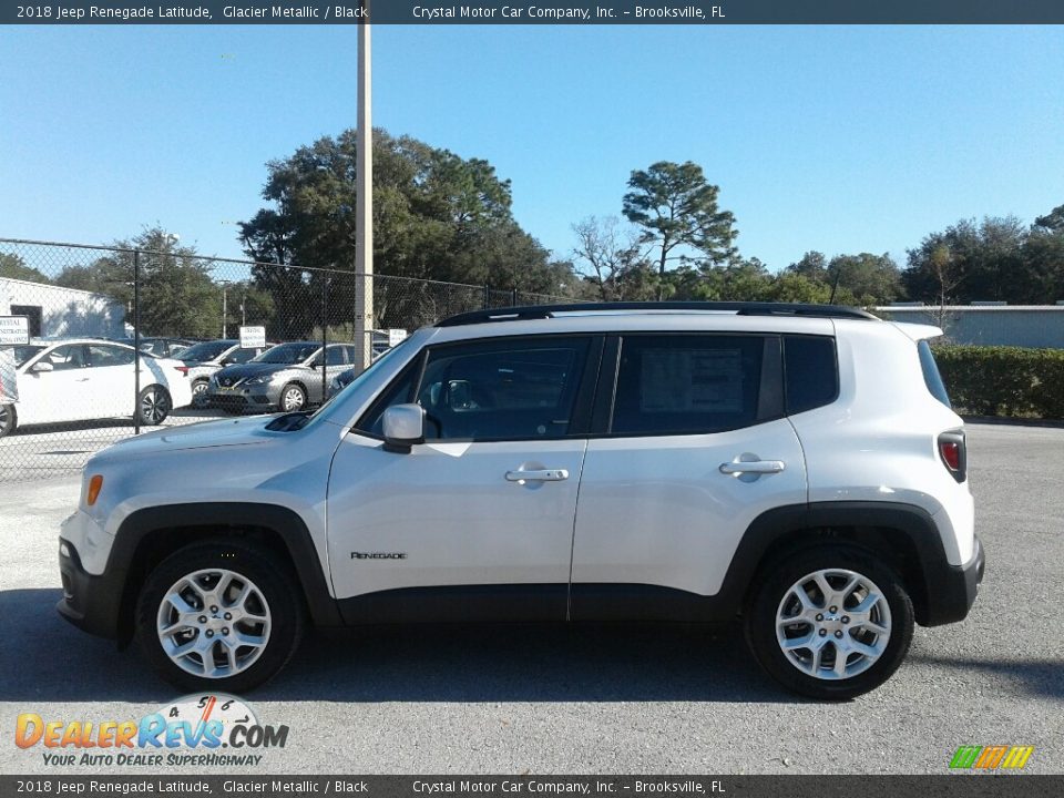 2018 Jeep Renegade Latitude Glacier Metallic / Black Photo #2