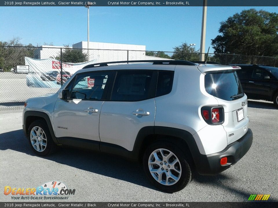 2018 Jeep Renegade Latitude Glacier Metallic / Black Photo #3