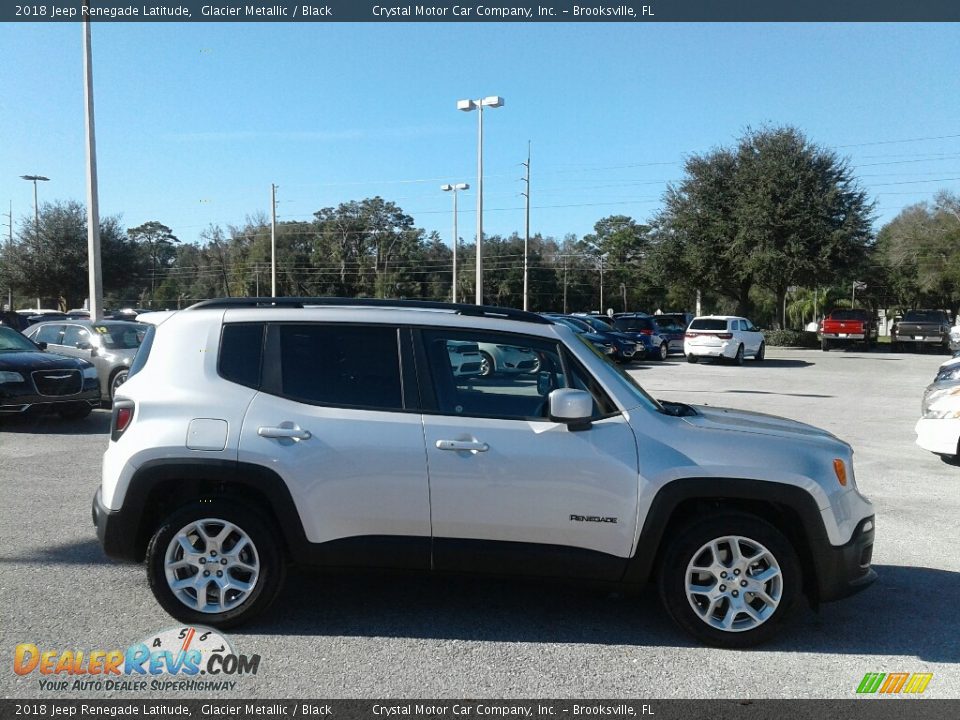 2018 Jeep Renegade Latitude Glacier Metallic / Black Photo #6
