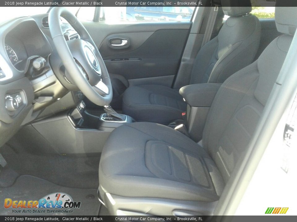 2018 Jeep Renegade Latitude Glacier Metallic / Black Photo #9
