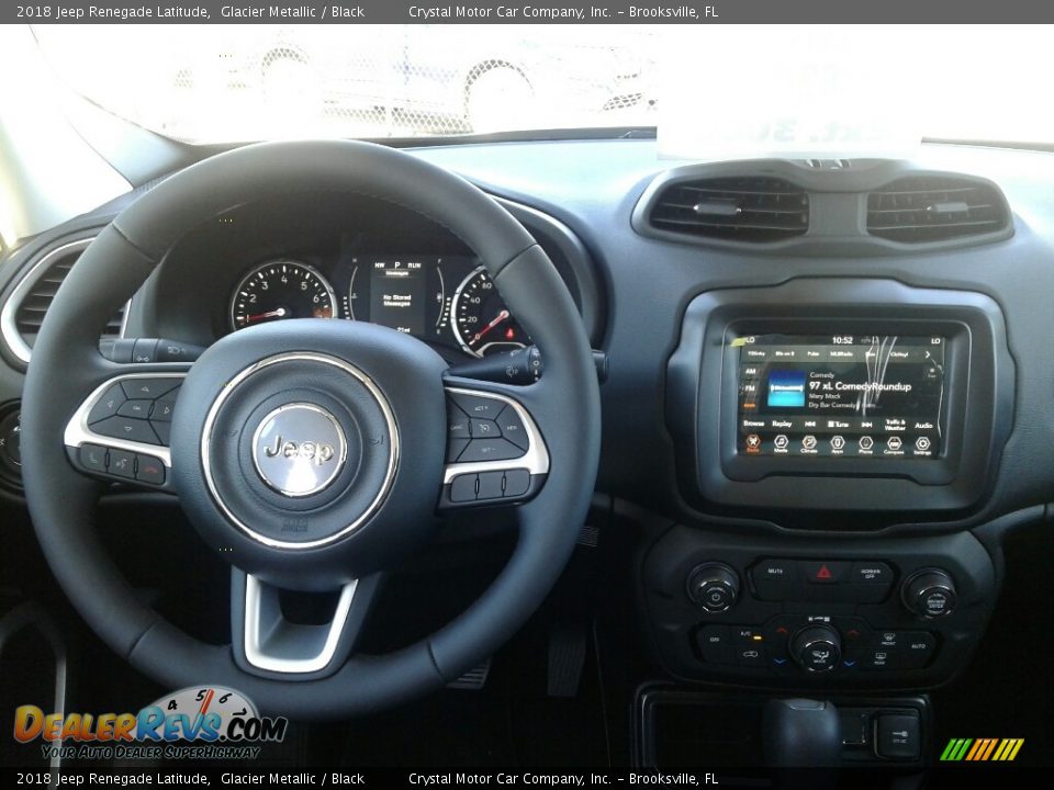 2018 Jeep Renegade Latitude Glacier Metallic / Black Photo #13