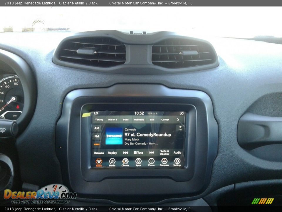 2018 Jeep Renegade Latitude Glacier Metallic / Black Photo #15