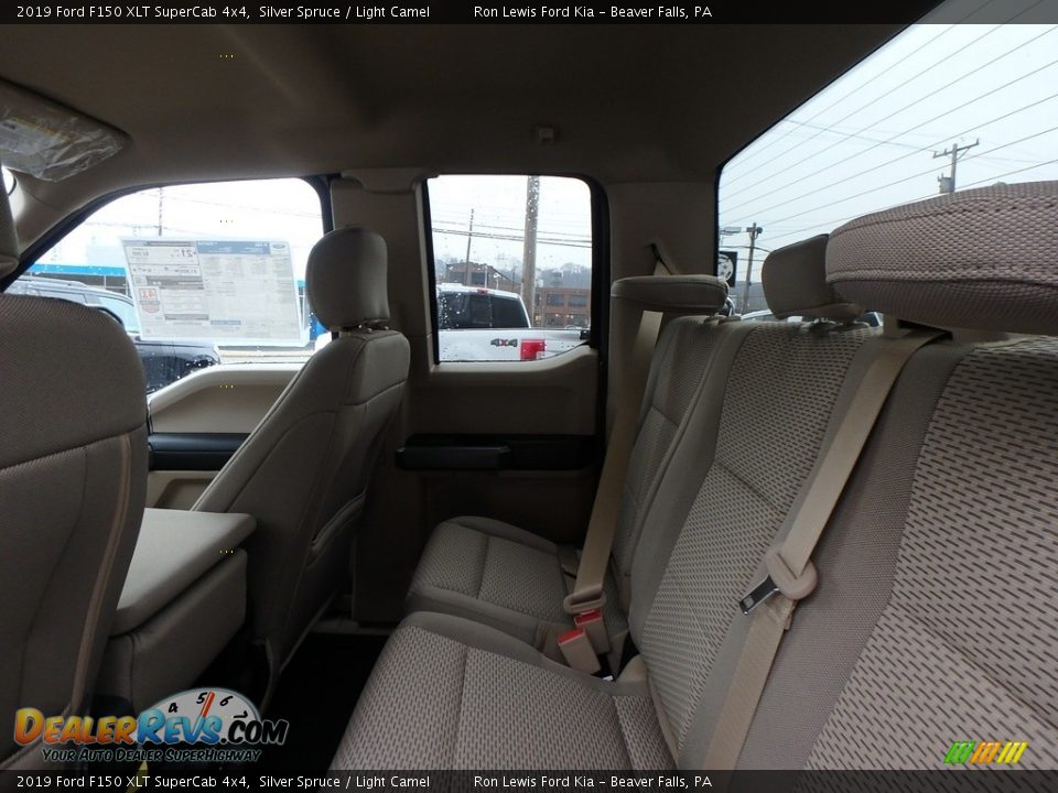 2019 Ford F150 XLT SuperCab 4x4 Silver Spruce / Light Camel Photo #12