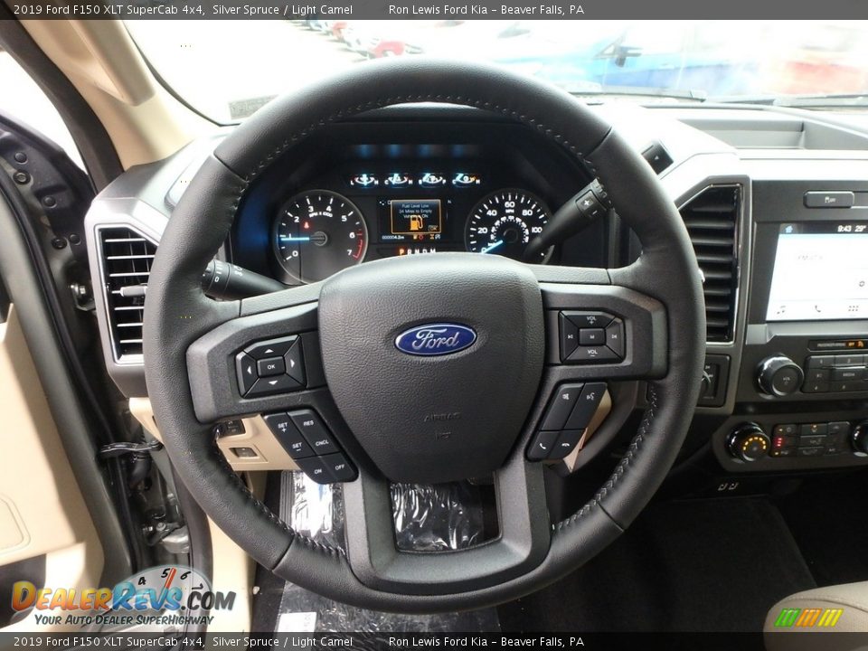 2019 Ford F150 XLT SuperCab 4x4 Steering Wheel Photo #16
