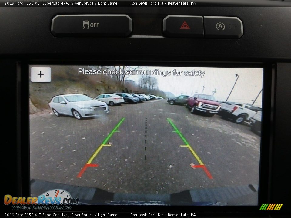 2019 Ford F150 XLT SuperCab 4x4 Silver Spruce / Light Camel Photo #18