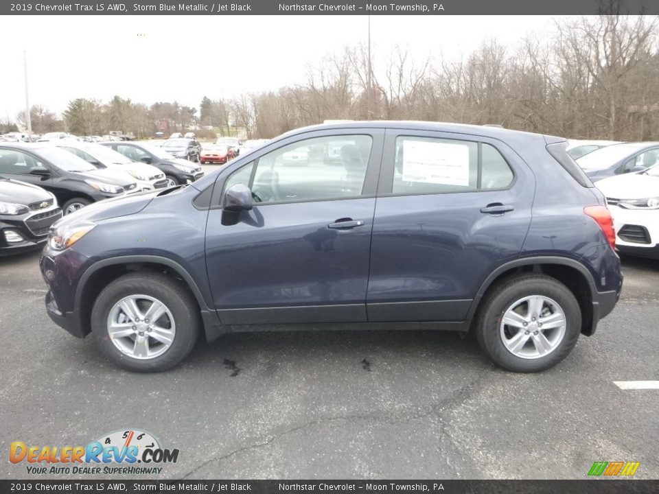 2019 Chevrolet Trax LS AWD Storm Blue Metallic / Jet Black Photo #3