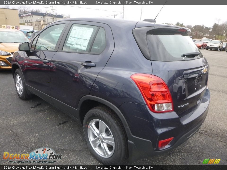 2019 Chevrolet Trax LS AWD Storm Blue Metallic / Jet Black Photo #4