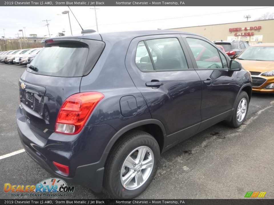 2019 Chevrolet Trax LS AWD Storm Blue Metallic / Jet Black Photo #6