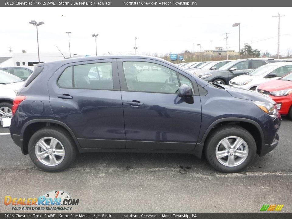 2019 Chevrolet Trax LS AWD Storm Blue Metallic / Jet Black Photo #7