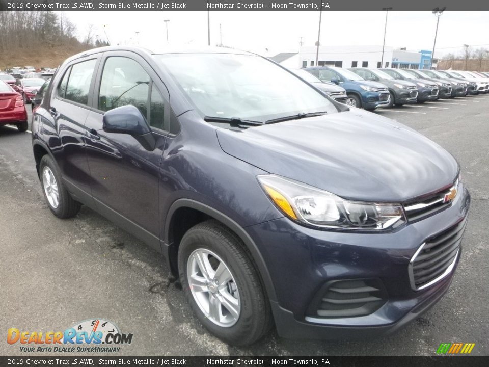 2019 Chevrolet Trax LS AWD Storm Blue Metallic / Jet Black Photo #8