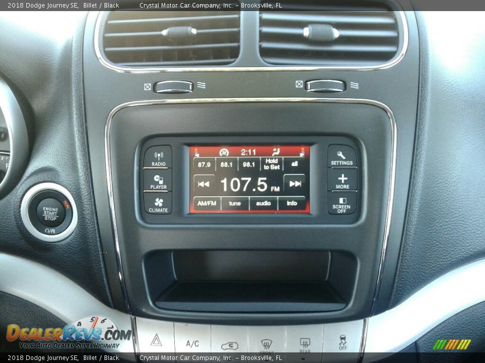 2018 Dodge Journey SE Billet / Black Photo #15