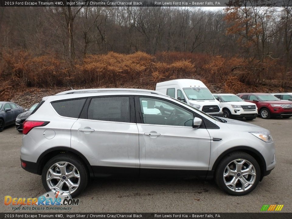 2019 Ford Escape Titanium 4WD Ingot Silver / Chromite Gray/Charcoal Black Photo #1