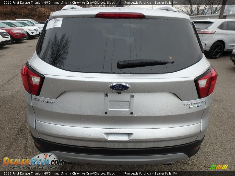 2019 Ford Escape Titanium 4WD Ingot Silver / Chromite Gray/Charcoal Black Photo #4