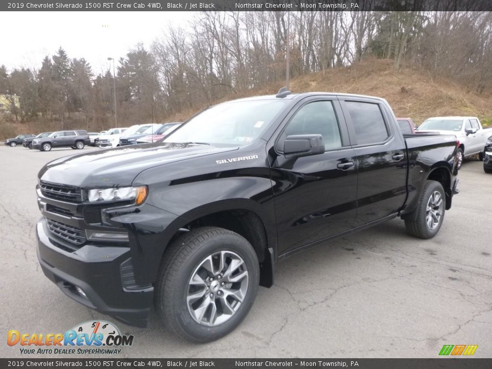 2019 Chevrolet Silverado 1500 RST Crew Cab 4WD Black / Jet Black Photo #1