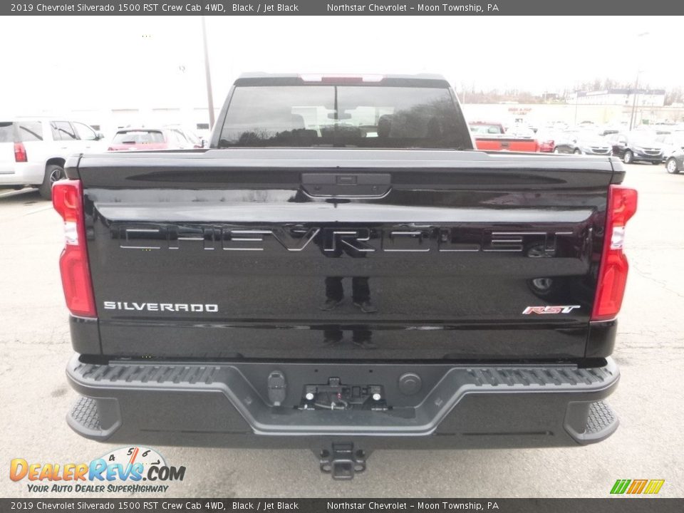 2019 Chevrolet Silverado 1500 RST Crew Cab 4WD Black / Jet Black Photo #5