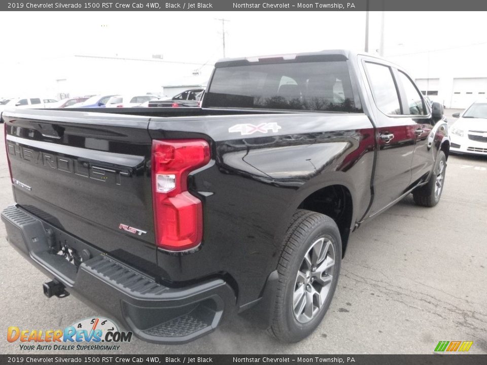 2019 Chevrolet Silverado 1500 RST Crew Cab 4WD Black / Jet Black Photo #6