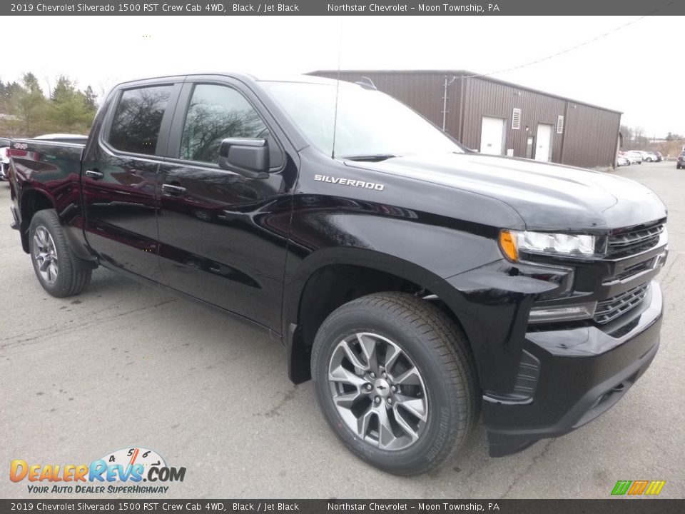 2019 Chevrolet Silverado 1500 RST Crew Cab 4WD Black / Jet Black Photo #8