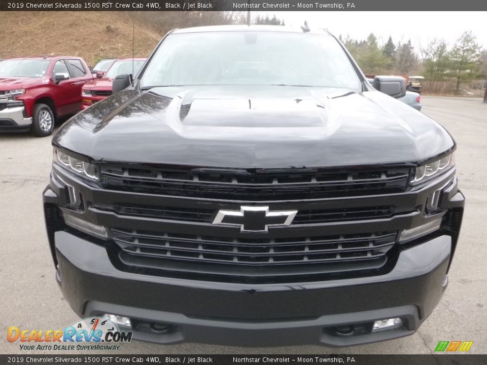 2019 Chevrolet Silverado 1500 RST Crew Cab 4WD Black / Jet Black Photo #9