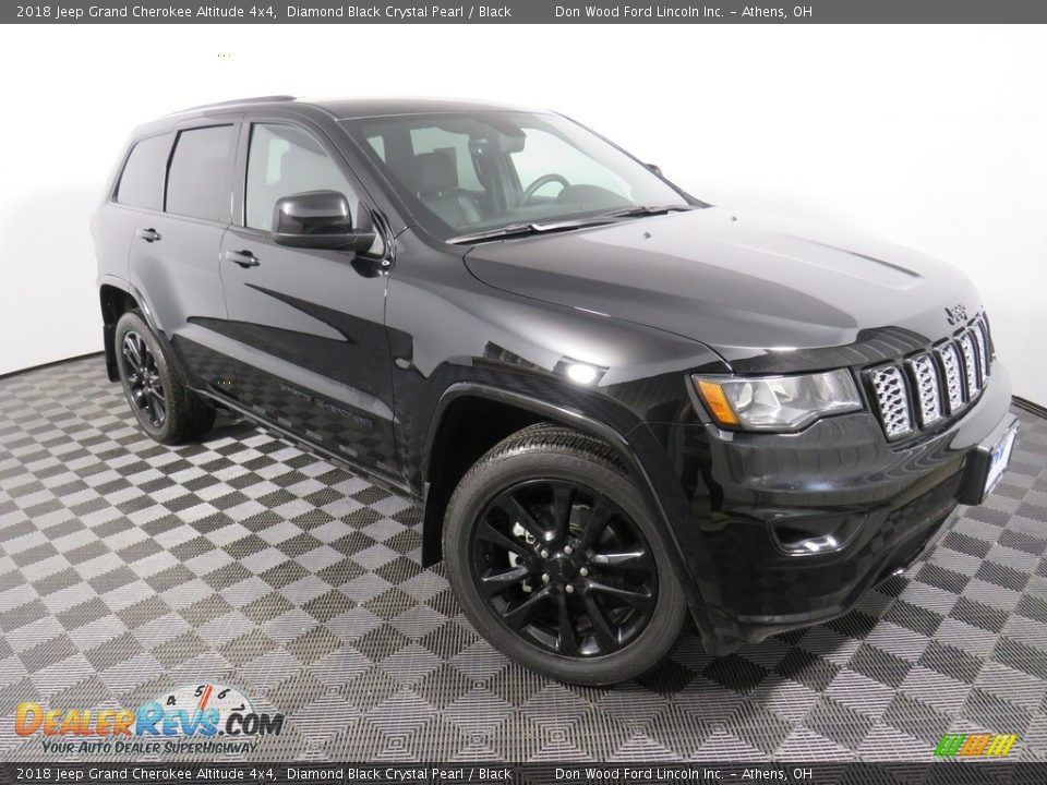 2018 Jeep Grand Cherokee Altitude 4x4 Diamond Black Crystal Pearl / Black Photo #6