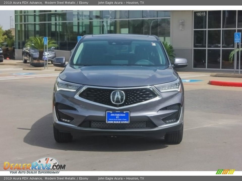 2019 Acura RDX Advance Modern Steel Metallic / Ebony Photo #2