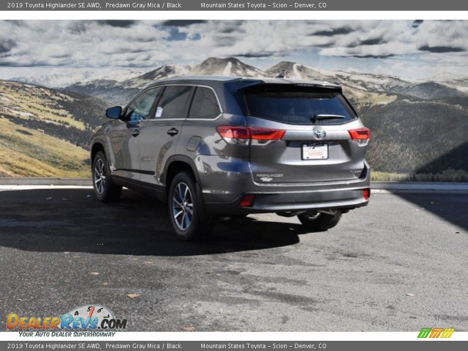 2019 Toyota Highlander SE AWD Predawn Gray Mica / Black Photo #3