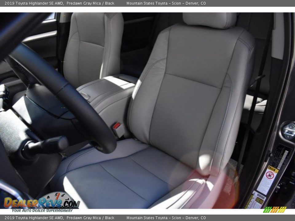 2019 Toyota Highlander SE AWD Predawn Gray Mica / Black Photo #7