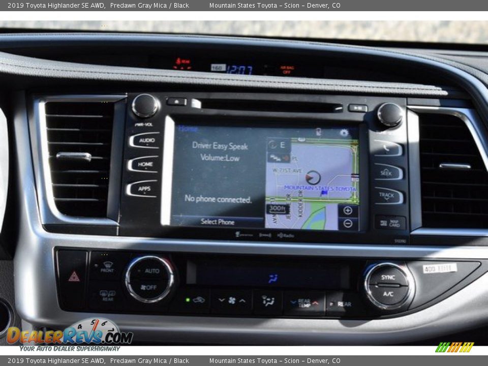 2019 Toyota Highlander SE AWD Predawn Gray Mica / Black Photo #10