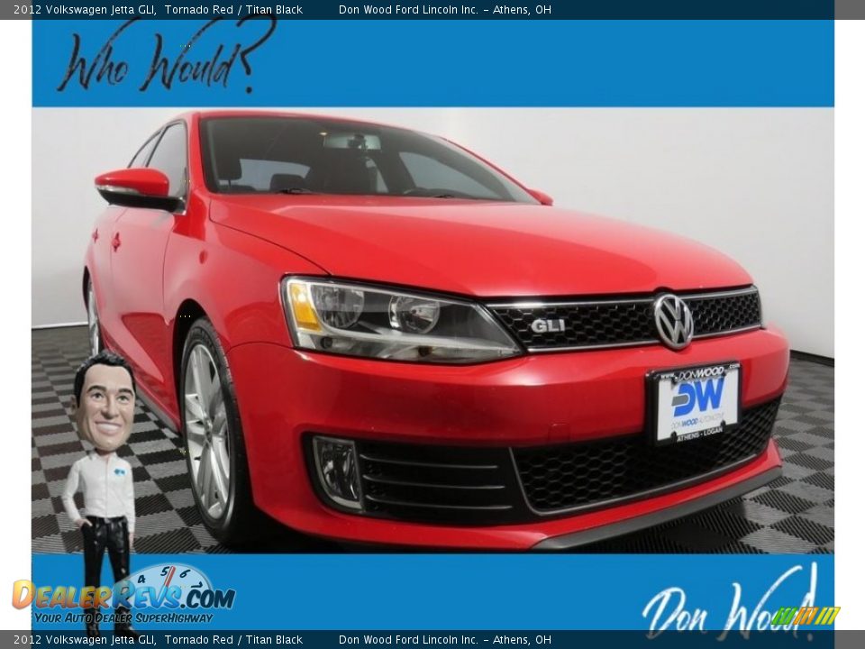 2012 Volkswagen Jetta GLI Tornado Red / Titan Black Photo #1