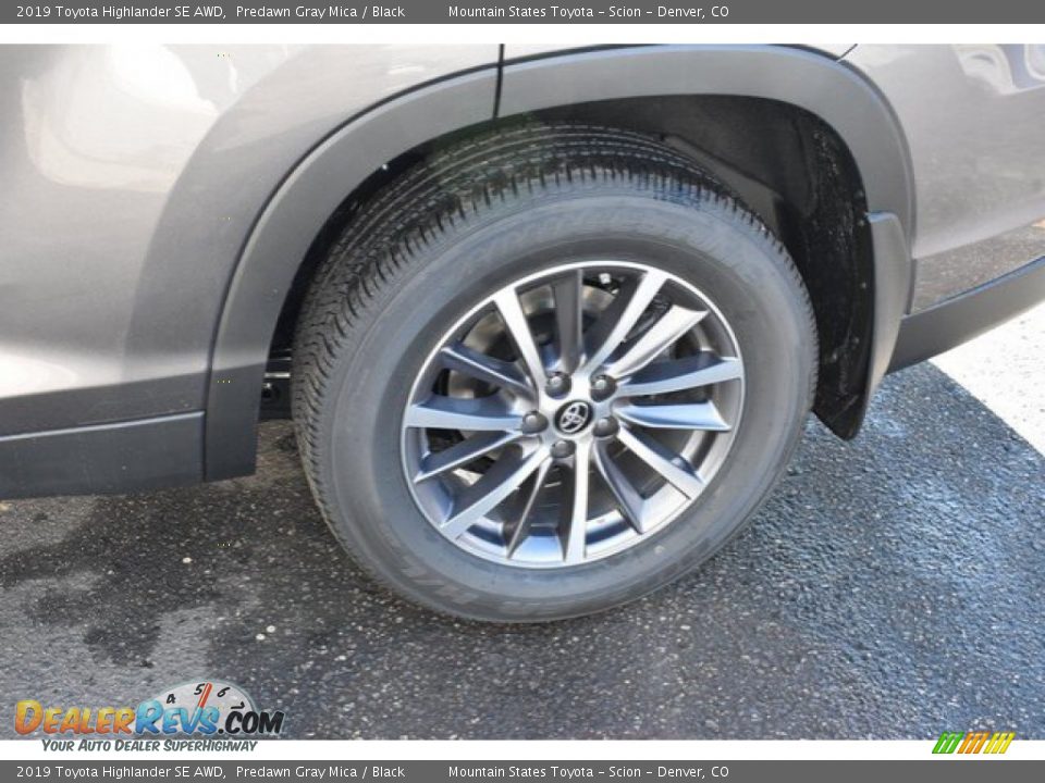 2019 Toyota Highlander SE AWD Predawn Gray Mica / Black Photo #36