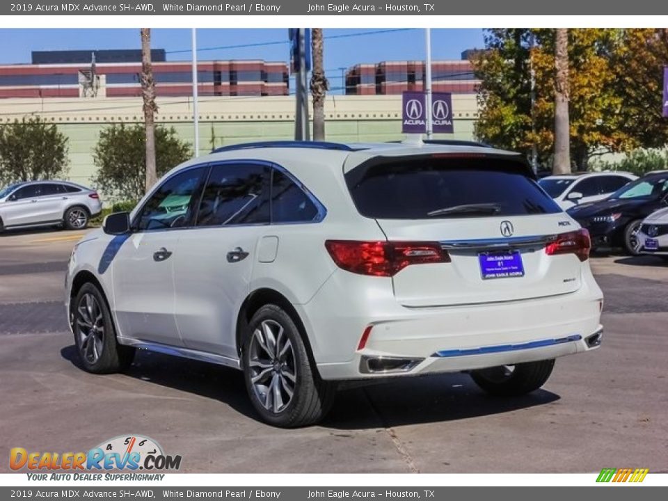 2019 Acura MDX Advance SH-AWD White Diamond Pearl / Ebony Photo #5