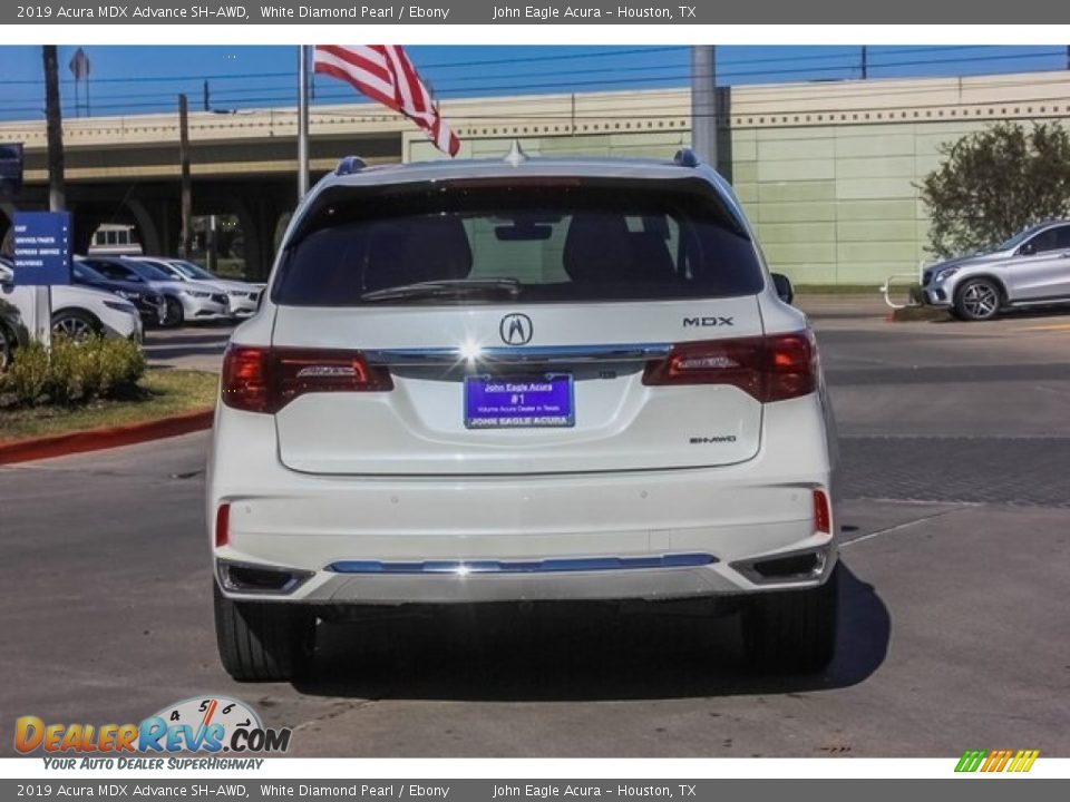 2019 Acura MDX Advance SH-AWD White Diamond Pearl / Ebony Photo #6