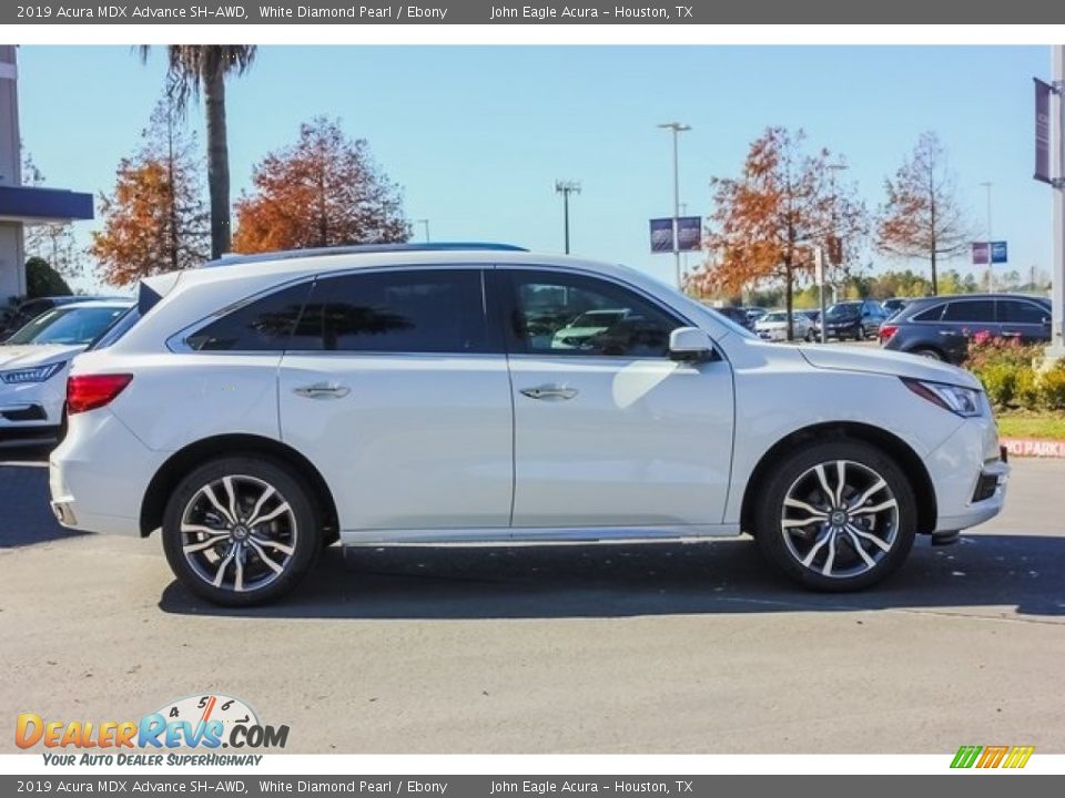 2019 Acura MDX Advance SH-AWD White Diamond Pearl / Ebony Photo #8