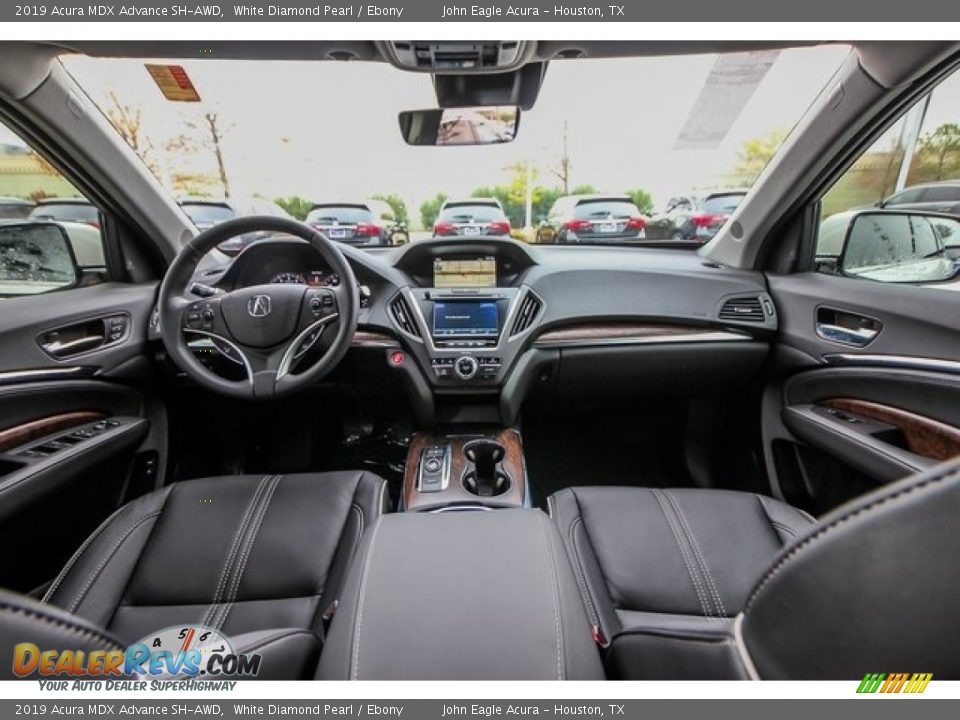 Ebony Interior - 2019 Acura MDX Advance SH-AWD Photo #9