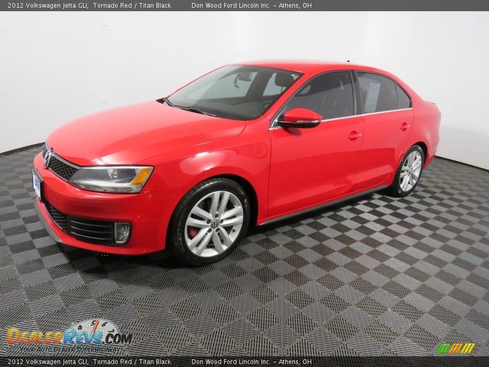 2012 Volkswagen Jetta GLI Tornado Red / Titan Black Photo #10