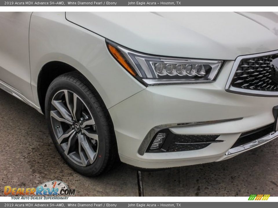 2019 Acura MDX Advance SH-AWD White Diamond Pearl / Ebony Photo #10