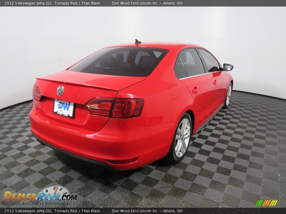 2012 Volkswagen Jetta GLI Tornado Red / Titan Black Photo #18