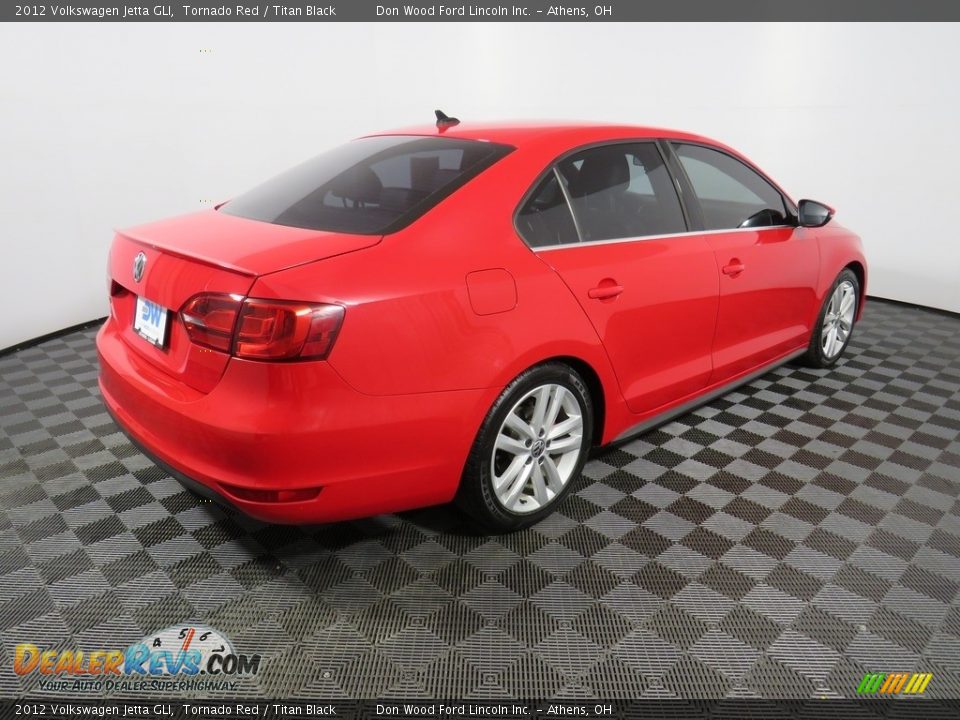2012 Volkswagen Jetta GLI Tornado Red / Titan Black Photo #19