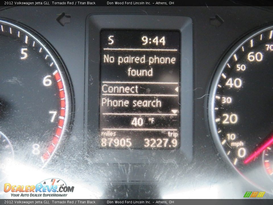 2012 Volkswagen Jetta GLI Tornado Red / Titan Black Photo #24