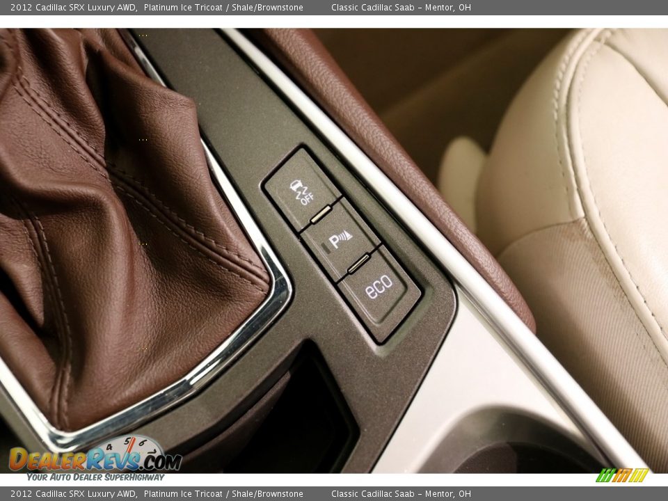 2012 Cadillac SRX Luxury AWD Platinum Ice Tricoat / Shale/Brownstone Photo #13