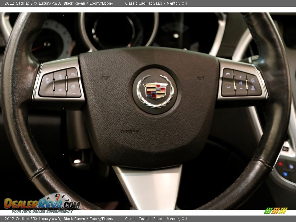 2012 Cadillac SRX Luxury AWD Black Raven / Ebony/Ebony Photo #6