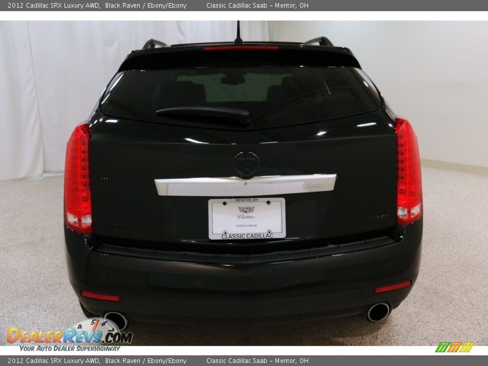 2012 Cadillac SRX Luxury AWD Black Raven / Ebony/Ebony Photo #17