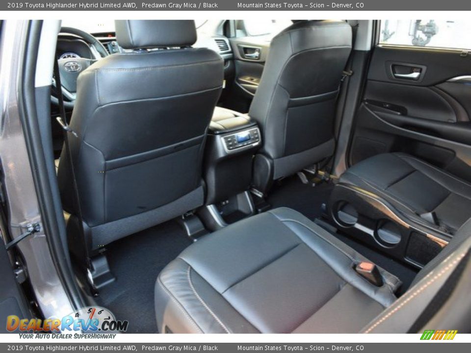 Rear Seat of 2019 Toyota Highlander Hybrid Limited AWD Photo #14