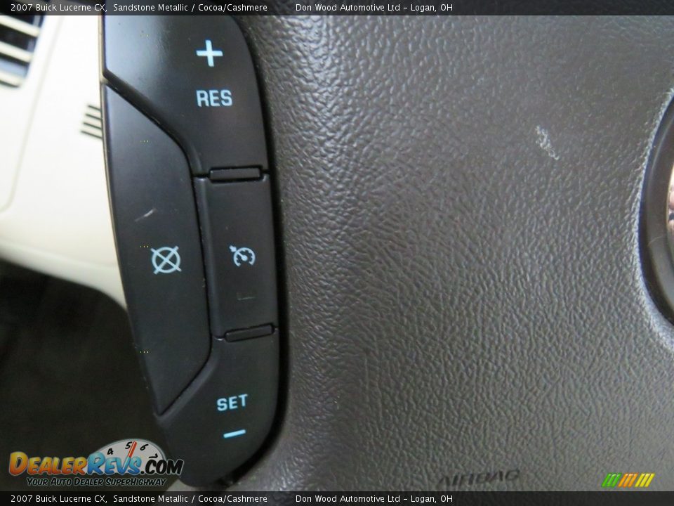 2007 Buick Lucerne CX Sandstone Metallic / Cocoa/Cashmere Photo #33