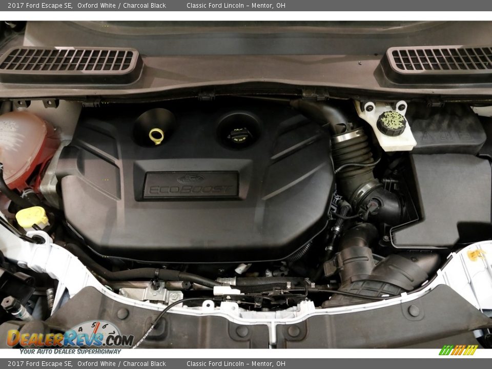 2017 Ford Escape SE Oxford White / Charcoal Black Photo #18