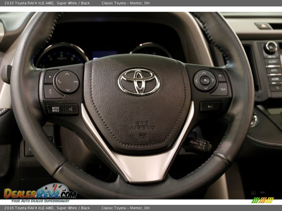 2016 Toyota RAV4 XLE AWD Super White / Black Photo #7