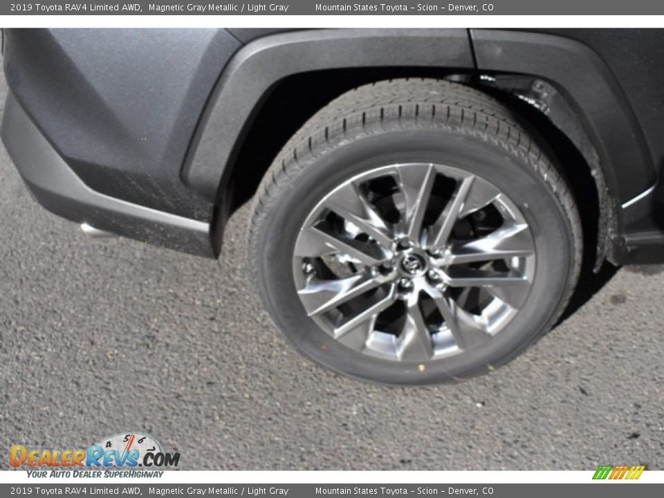 2019 Toyota RAV4 Limited AWD Magnetic Gray Metallic / Light Gray Photo #36