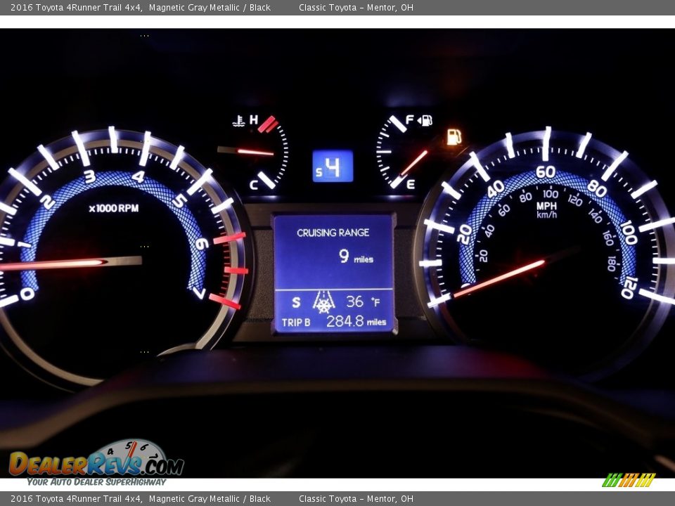 2016 Toyota 4Runner Trail 4x4 Magnetic Gray Metallic / Black Photo #7